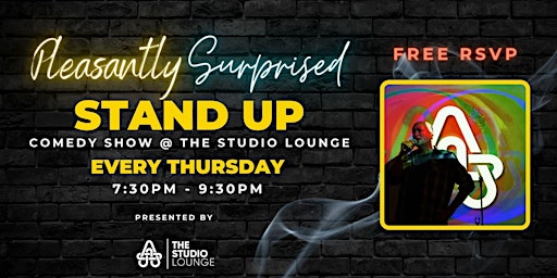 Pleasantly Surprised Comedy Show at The Studio Cannabis Lounge