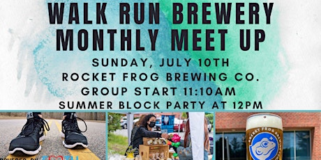 Walk, Run Brewery Meet Up at Rocket Frog's Summer Block Party tickets