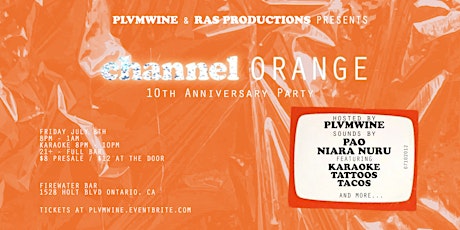 Frank Ocean Channel Orange 10th Anniversary Party tickets