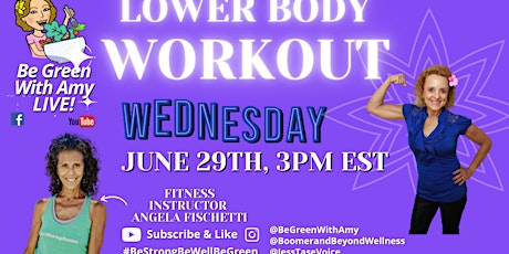 Lower Body Workout With Physical Fitness Instructor Angela Fischetti tickets