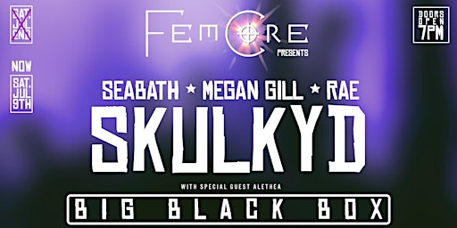 Femcore 2022 - All Female Pop/Rock Concert Tour - Black Box