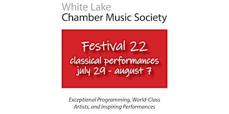 White Lake Chamber Music Festival Season Pass