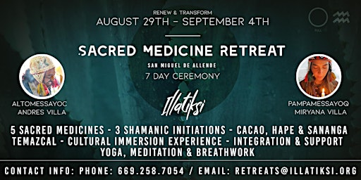 7 Day Sacred Medicine Celebration Retreat