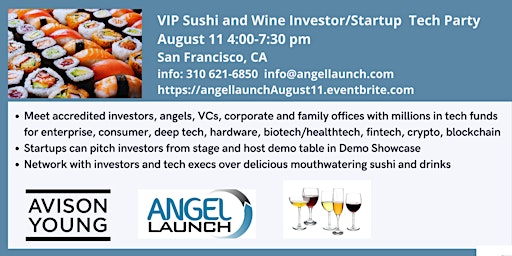 VIP Tech Investor/Startup Summer Party