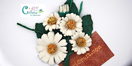 Leather Camomiles - Wed morning craft workshop primary image