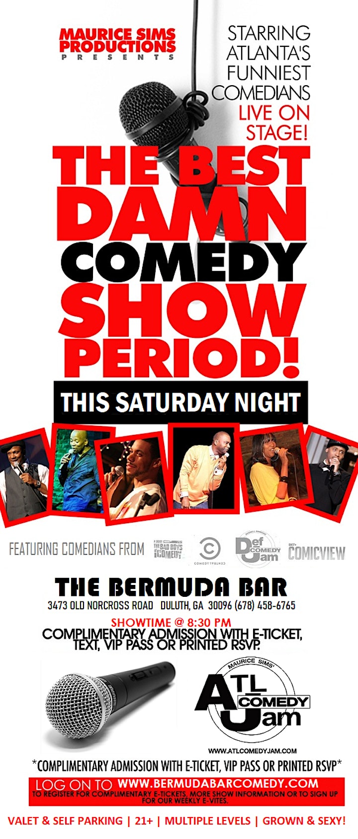 Comedy @ The Bermuda Bar Saturday @ 8:00 PM image