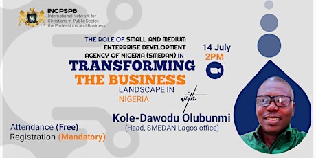 SME Rendezvous. The Role of SMEDAN in transforming the business landscape tickets