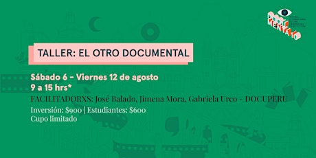 Image principale de El Otro Documental (edición QRO) - impartido por DOCUPERU