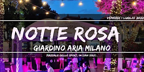 CFM / NOTTE ROSA - ARIA CLUB MILANO  | DJSET biglietti