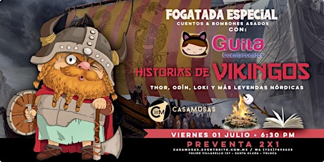 FOGATADA & CUENTOS con Guita | HISTORIAS DE VIKINGOS boletos
