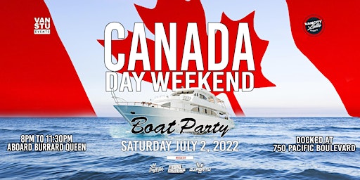 CANADA DAY WEEKEND BOAT PARTY