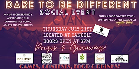 Dare To Be Different Social Event with CYAN at CanGOLF Canmore tickets