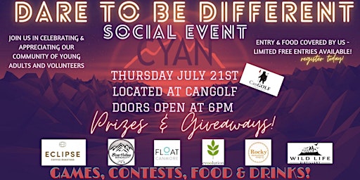 Dare To Be Different Social Event with CYAN at CanGOLF Canmore
