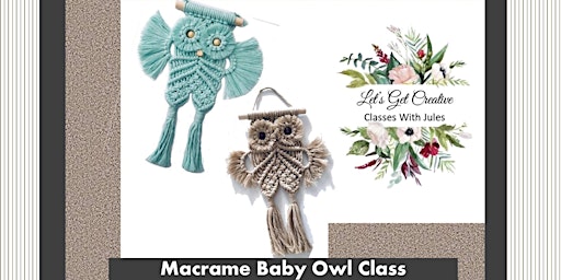 Macrame Baby Owl Class