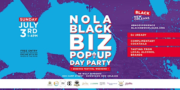 NOLA Black Biz Pop Up + Day Party Essence Weekend