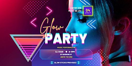 Independence Day Glow Party
