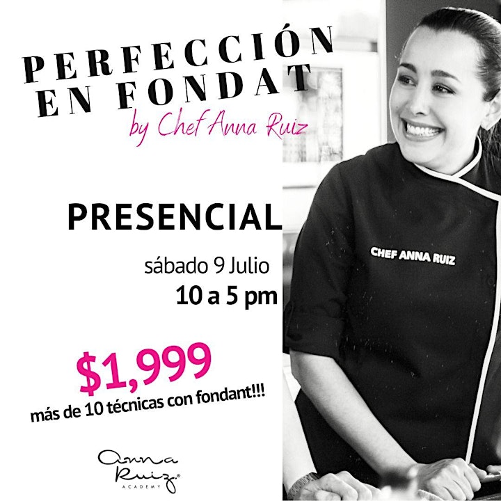 Imagen de Perfección en Fondant  Con Chef Anna Ruiz en Anna Ruíz Store