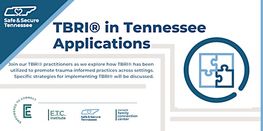 TBRI® in Tennessee - Applications of TBRI®