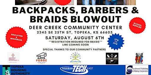 Lighthouse TCO Foundation's Backpacks, Barbers and Braids Blowout