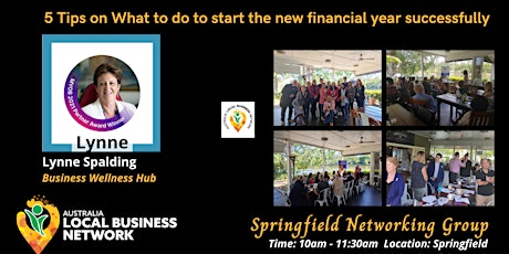 Springfield Networking Group - Start the new financial year successfully tickets