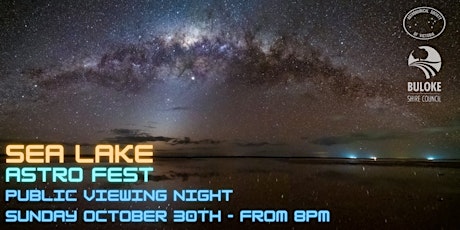 Public Viewing Night - Lake Tyrrell - Sunday October 30th