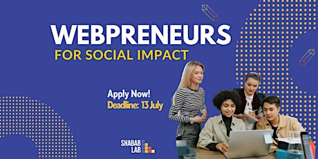 Webpreneurs for Social Impact- Shabab Lab Summer Program 2022 ingressos