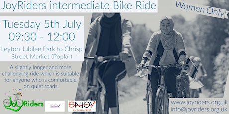 Intermediate Bike Ride from Jubilee Park to Chrisp Street Market tickets