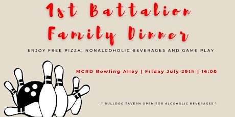 1st Battalion Family Dinner tickets