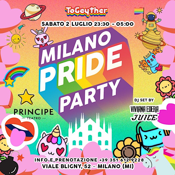 Immagine TOGAYTHER X MILANO PRIDE PARTY