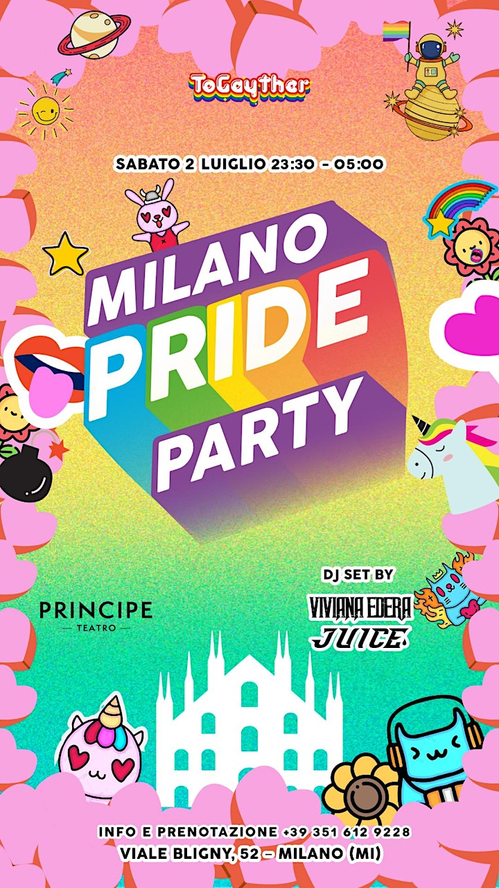 Immagine TOGAYTHER X MILANO PRIDE PARTY
