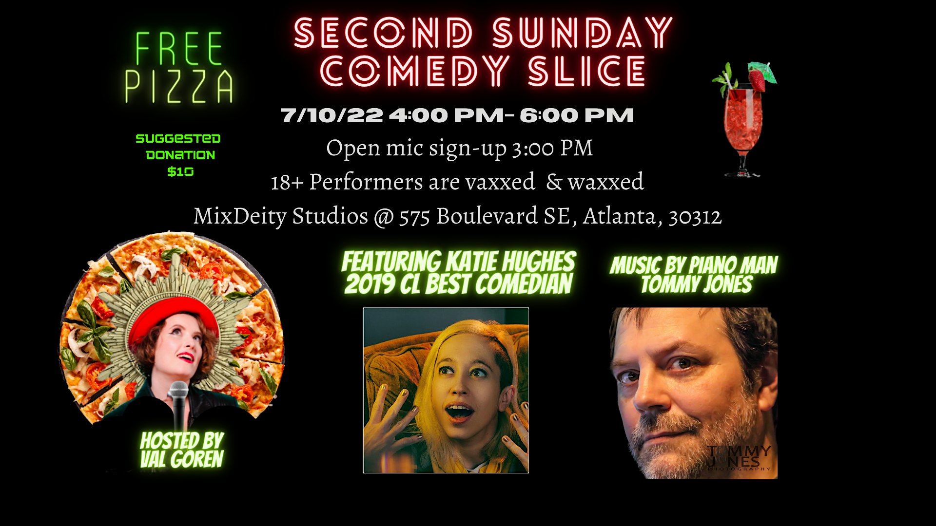 Second Sunday Comedy Slice Monthly Show