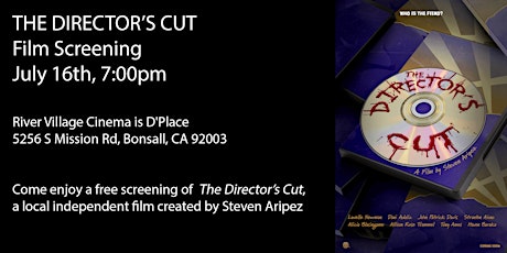 The Director's Cut Screening tickets