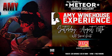 The Amy Winehouse Experience with special guests the Justin Logan Trio tickets