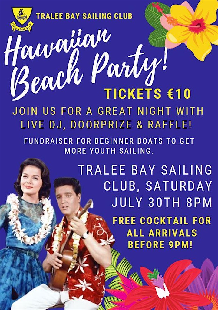 Hawaiian Party Tralee Bay Sailing Club Dinghy Fundraiser image