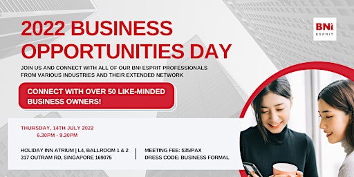 BNI Esprit Business Opportunity Day
