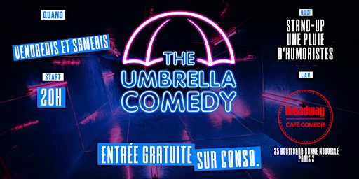 Umbrella Comedy Paris Grand boulevard