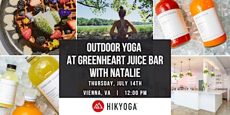 Outdoor Yoga with Natalie at Greenheart Juice Bar entradas