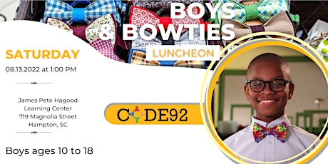 Boys & Bowties Luncheon Presented by Code92 tickets