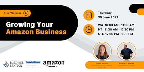 Growing Your Amazon Business by Sarah W and Dante [WEB] tickets