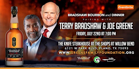 Bradshaw Bourbon and Dinner Pairing with Terry Bradshaw and Joe Greene tickets