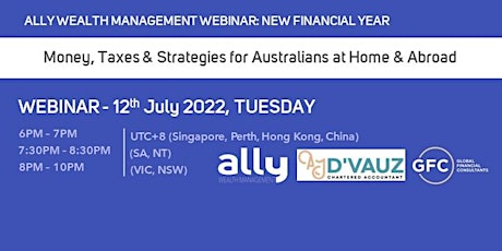 Money, Taxes & Strategies for Australians at Home & Abroad - Webinar tickets
