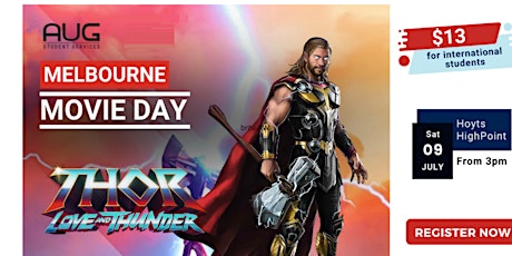 [AUG Melbourne] Highpoint Movie Night: Thor Love and Thunder tickets