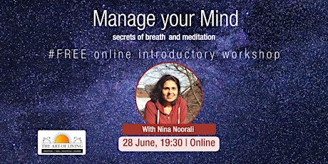 Manage your Mind - through power of breath and meditation tickets