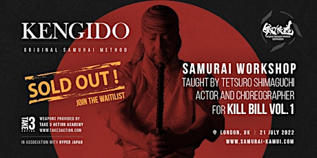 KENGIDO - Samurai Workshop in London tickets