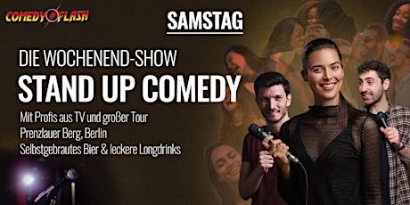 Comedyflash - Die Stand Up Comedy Show in Berlin Prenzlauer Berg Tickets