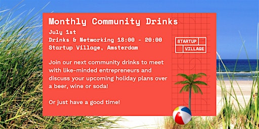 Startup Village |  Monthly Community Drinks