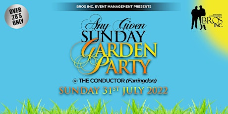 AGS Garden Party - Sunday 31st July 2022