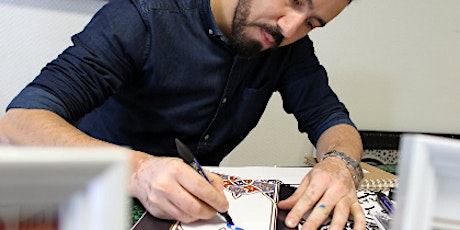 Atelier de calligraphie arabe, par Mohamed Kachmar billets