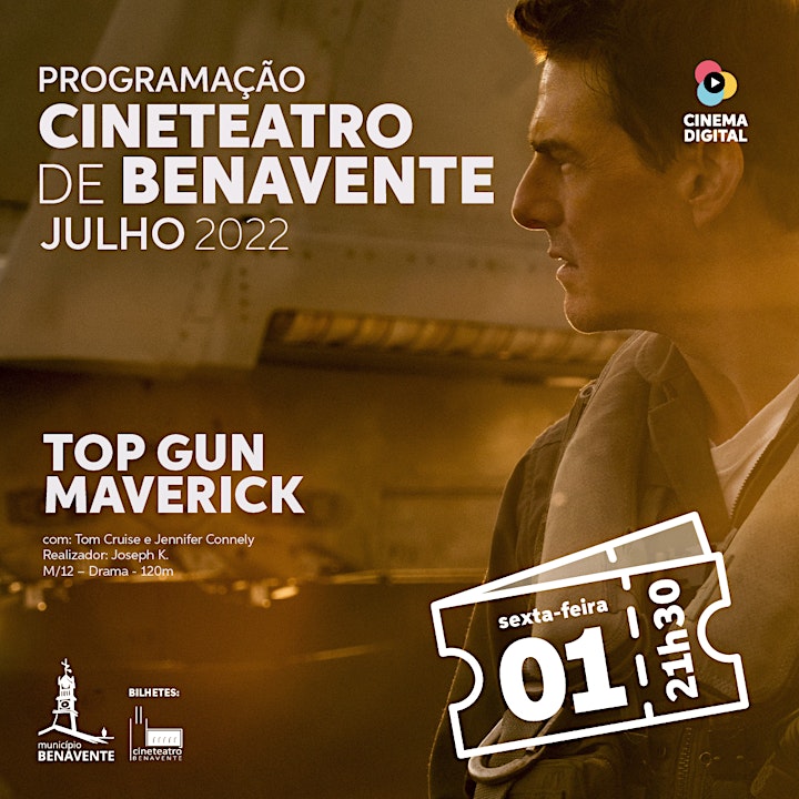 imagem Cinema digital "Top Gun - Maverick"