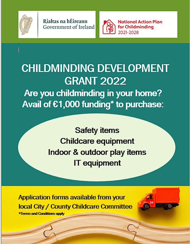 Information Session - Childminding Development Grant image